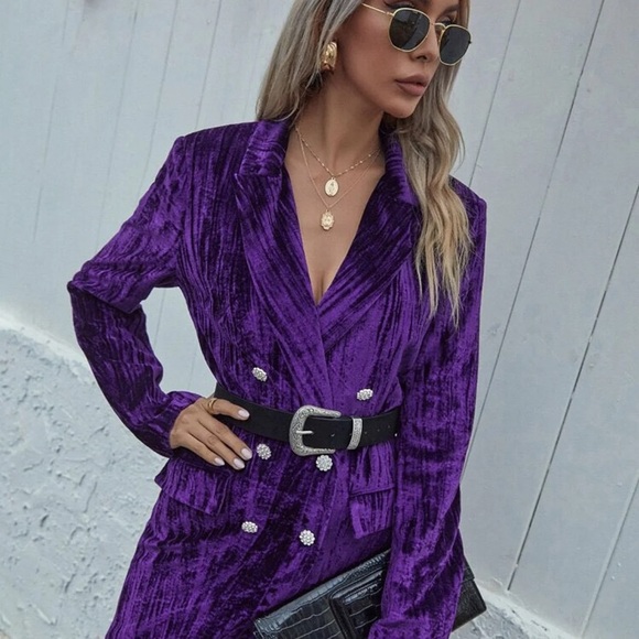 Zara Velvet blazer dress - Picture 8 of 11